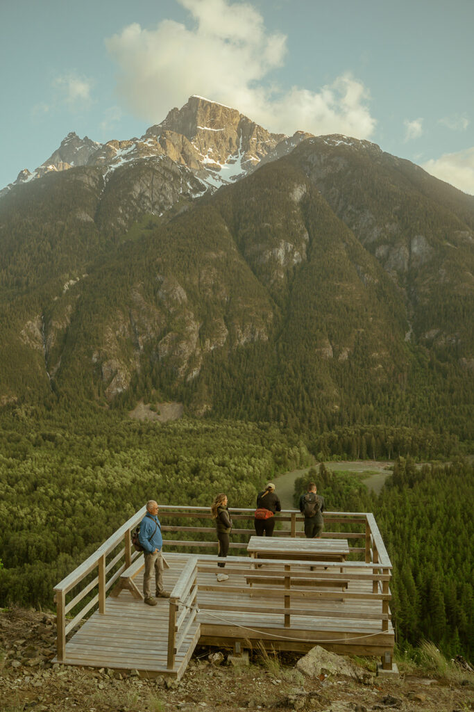 pre-wedding activities; British Columbia hike 